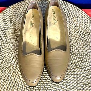 Women’s Penaljo The Fine Art of Comfort Tan Leather 1 inch Heels Size 8.5